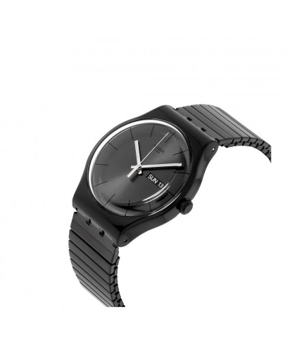 Swatch mystery clearance life black